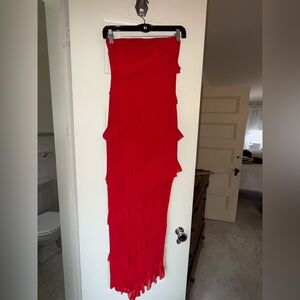 White Fox Boutique Red Maxi Dress